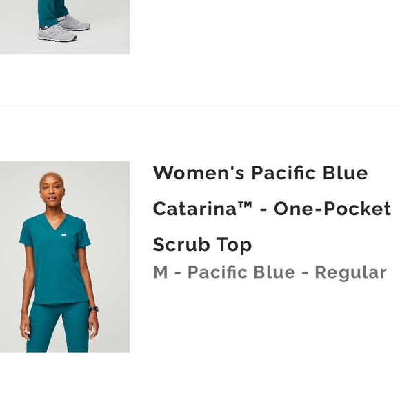 Figs Women's Scrub Top - Picture 5 of 5